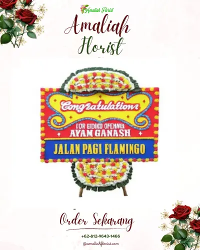 Bunga Papan Congratulation di Biting